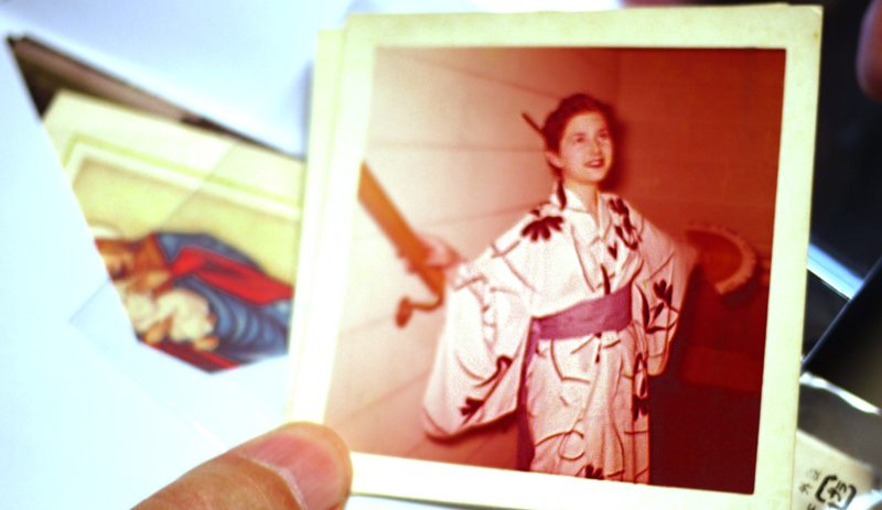 Above…My mother at her 1958 high school prom…in Japanese yukata (clothes)