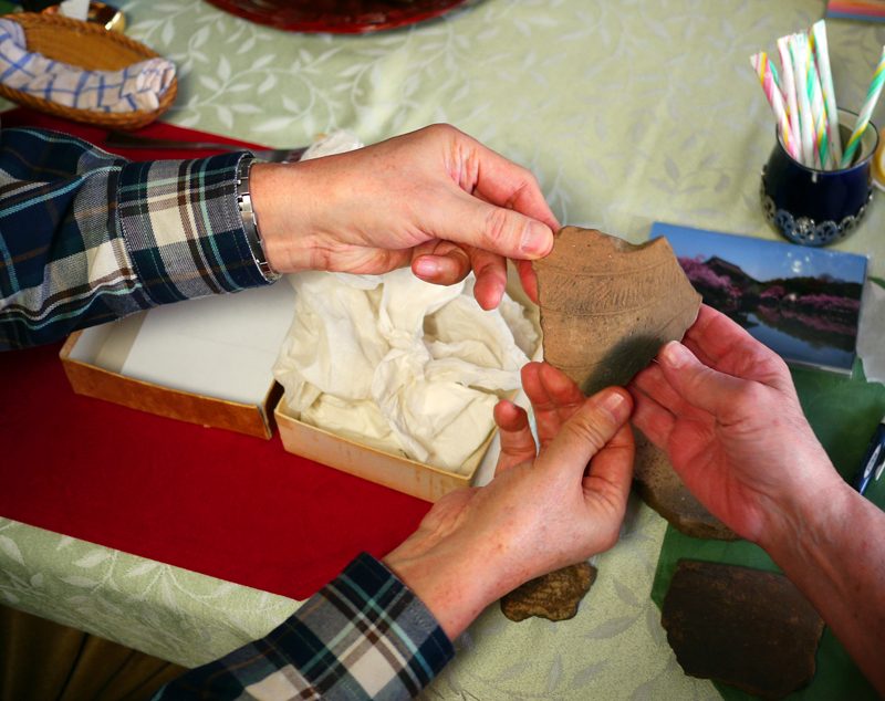 The archeologists said they could find 10,000 year old artifacts if they kept digging…but enough is enough…
