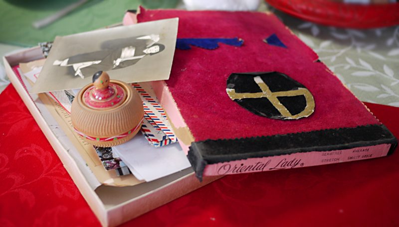 All of the letters and memorabilia that she had saved…