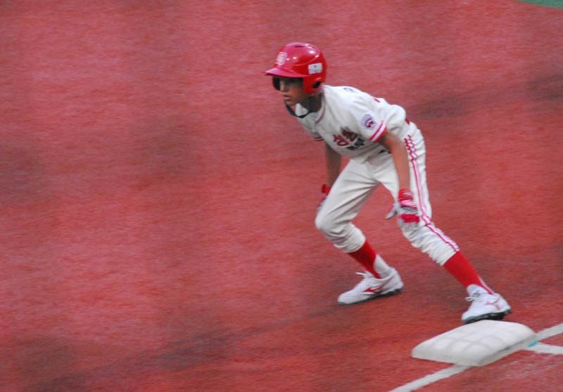 So we advance to the next game. Dongbu won today 7 to 0. Austin lined-out to center again, struck out and walked. Nothing spectacular to report, but a win is a win!