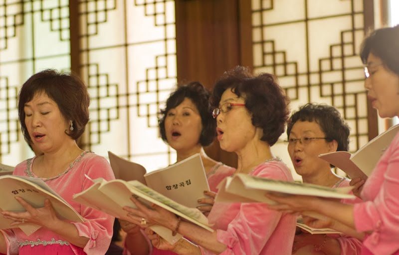 They even had a choir…a very talented and disciplined one at that!