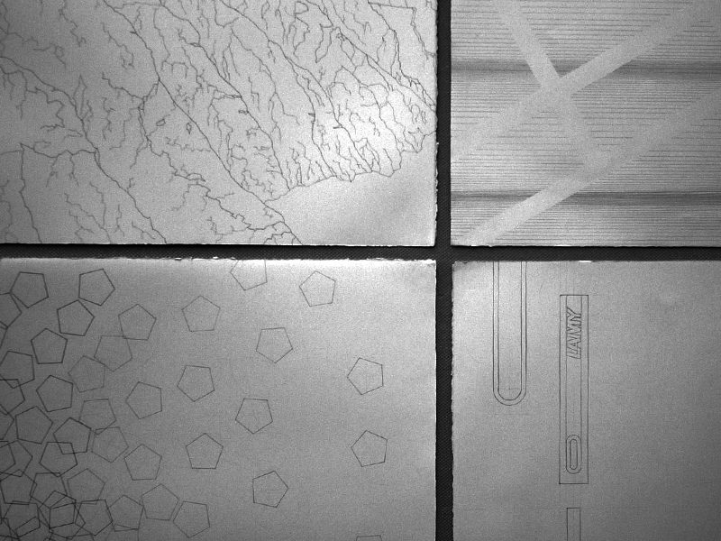 Amanda Wills: Drawing explorations of house study, line study, geometrical shape study and liquid container study…