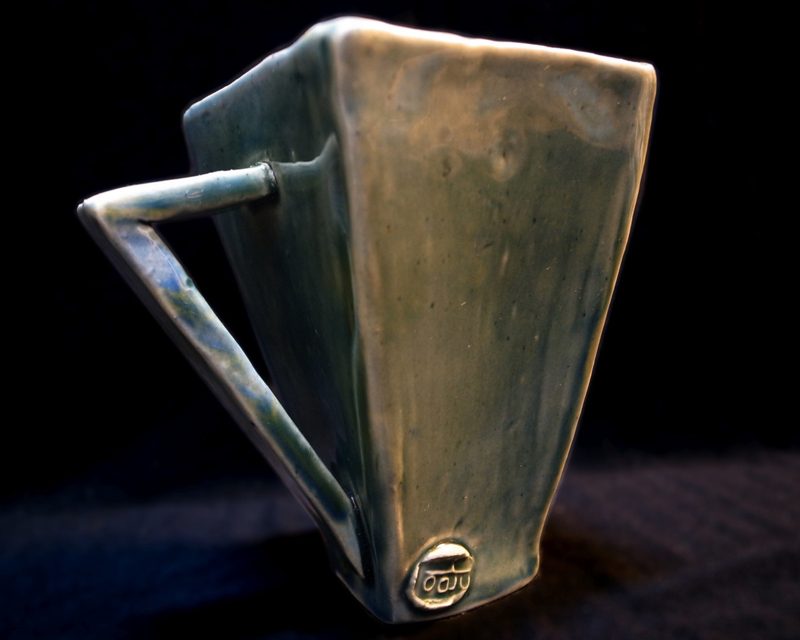 Notice the logo at the bottom of this unique cup. It is truly one of a kind…and branded…by AMANDA.