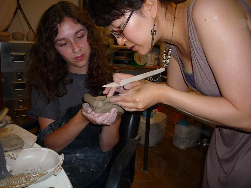 Since I have Adam and Austin immersed in baseball, my first thought was art class for Amanda and Alexandria. However, I wanted to give them something more than a general art class. One of my \“connected\” neighbors helped us find a great pottery studio willing to take my daughters in for the summer.