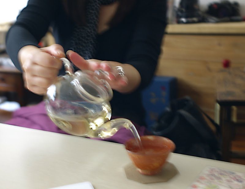No, not bag tea…real tea…loose green leaves…hand picked, toasted, and rolled from the South of the Korean Peninsula.