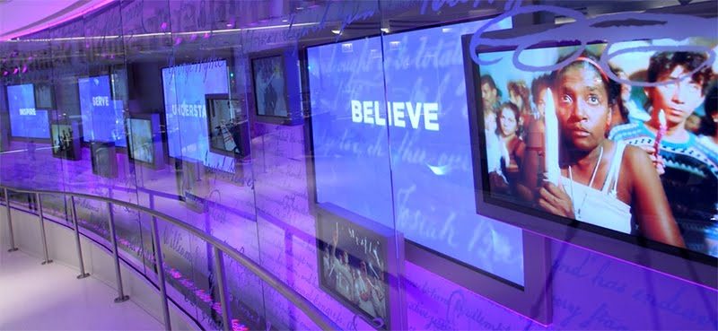 The state of the art interactive exhibits by Second Story enthralled school aged children; the target audience of the museum.