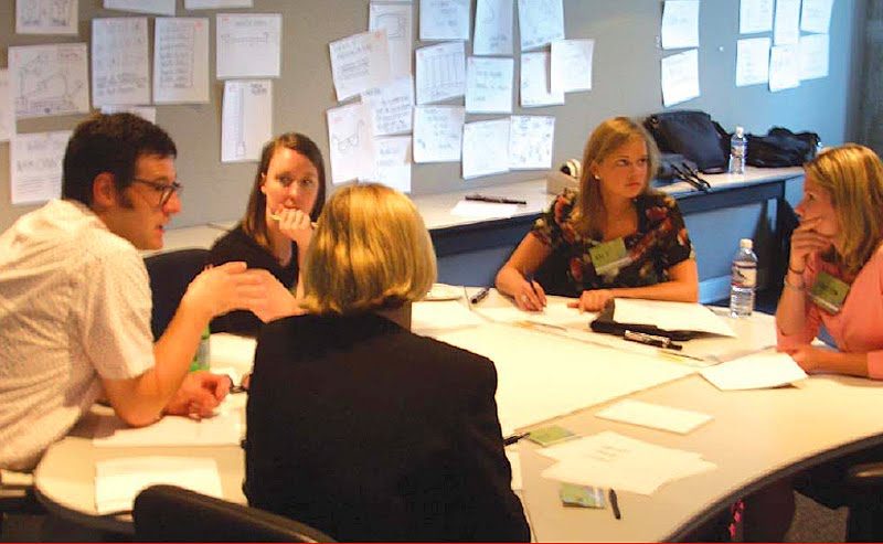 The video ethnography helped inspire a lively conversation which led to an enthusiastic ideation session.