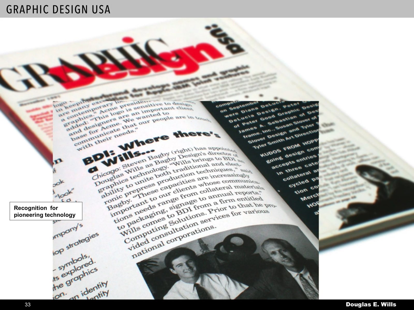 Selected communication design work.